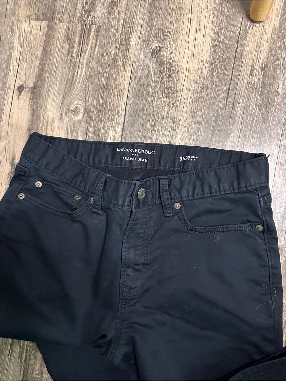 Banana Republic Men's Black Slim Straight Jeans 31x32 - Picture 3 of 9